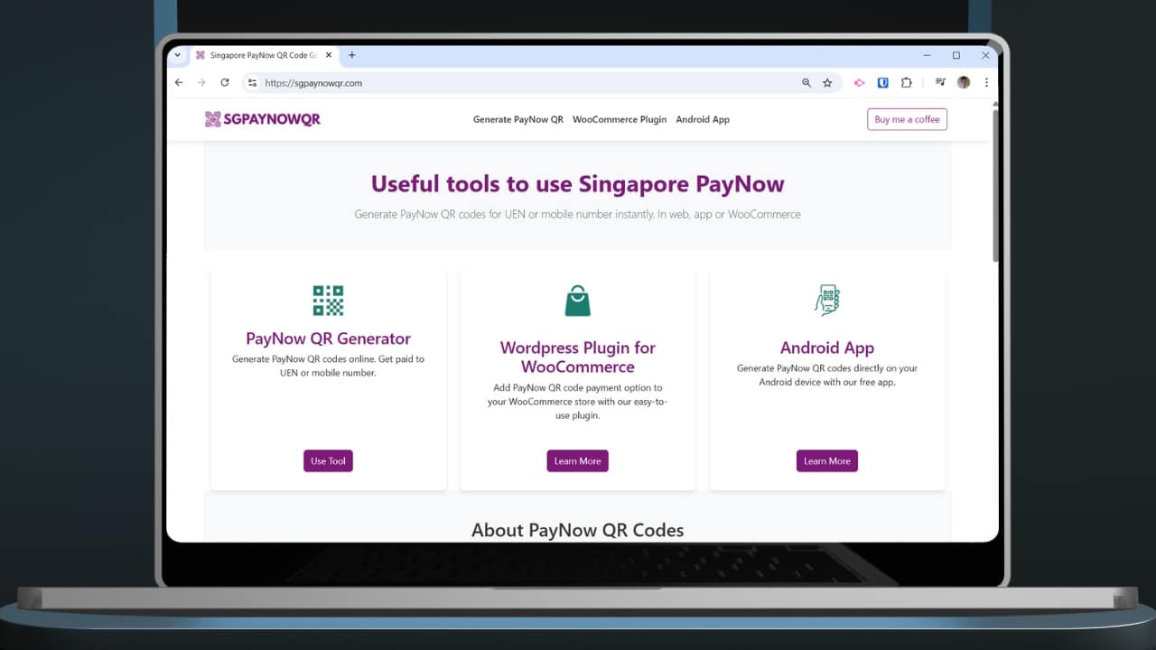 My PayNow QR Code Generators Have a New Home